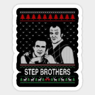 Step Brothers Ugly Christmas Sticker